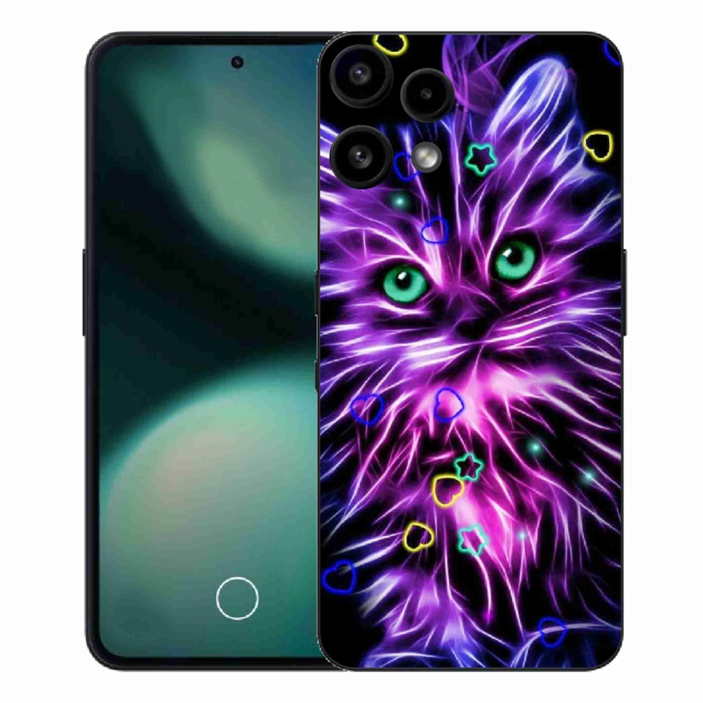 Gélový kryt mmCase na Nothing Phone (3a) Lite - abstraktná mačka