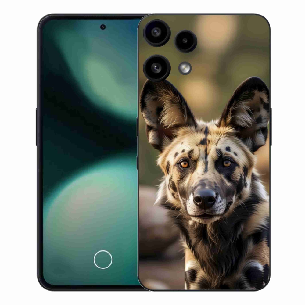 Gélový kryt mmCase na Nothing Phone (3a) Lite - africký divoký pes
