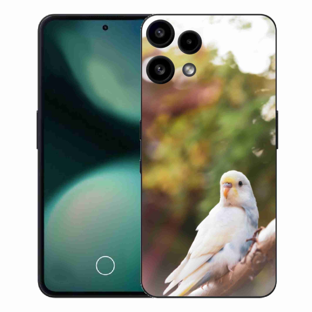 Gélový kryt mmCase na Nothing Phone (3a) Lite - andulka biela