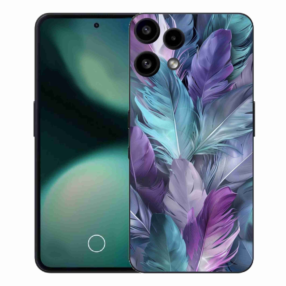 Gélový kryt mmCase na Nothing Phone (3a) Lite - farebné perie 2