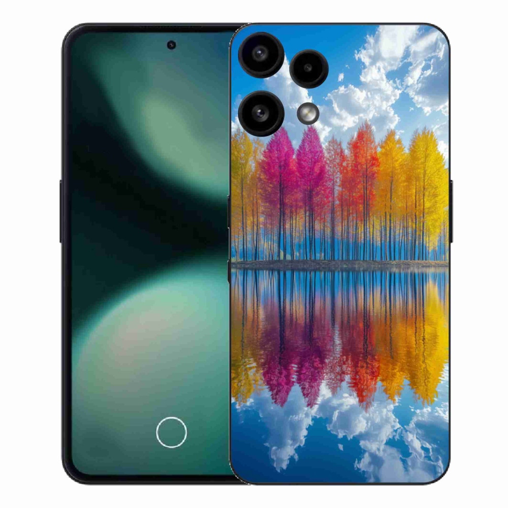 Gélový kryt mmCase na Nothing Phone (3a) Lite - farebné stromy
