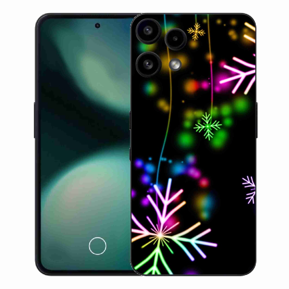 Gélový kryt mmCase na Nothing Phone (3a) Lite - farebné vločky