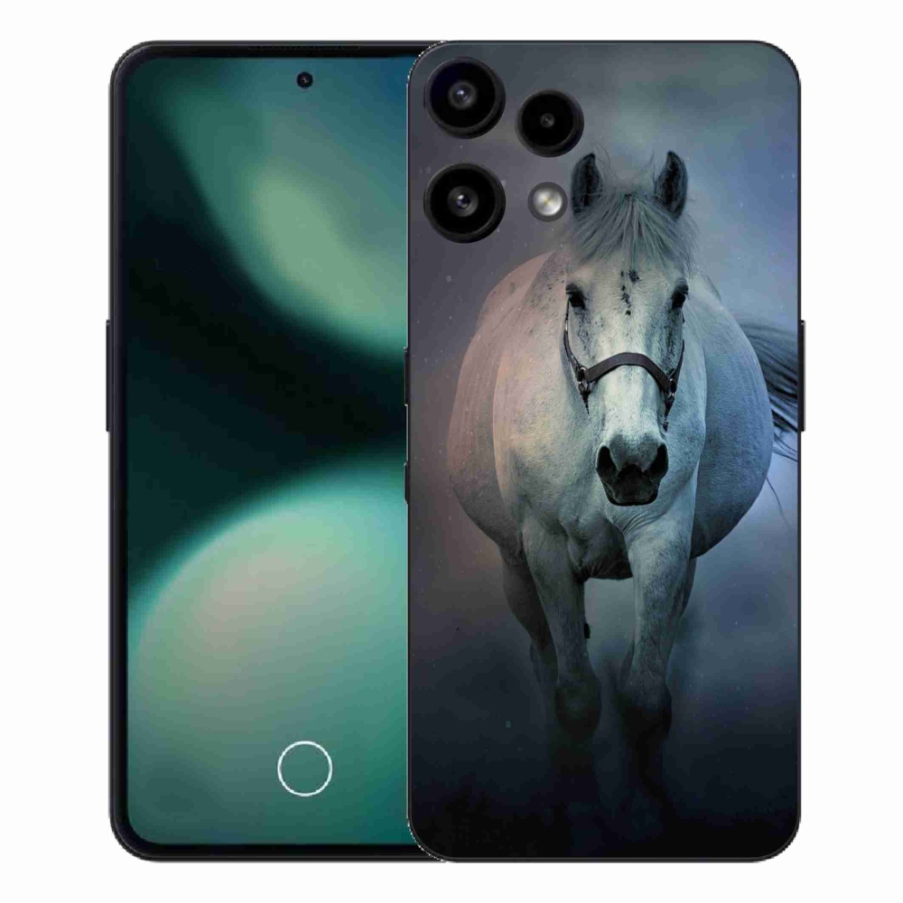 Gélový kryt mmCase na Nothing Phone (3a) Lite - bežiaci biely kôň
