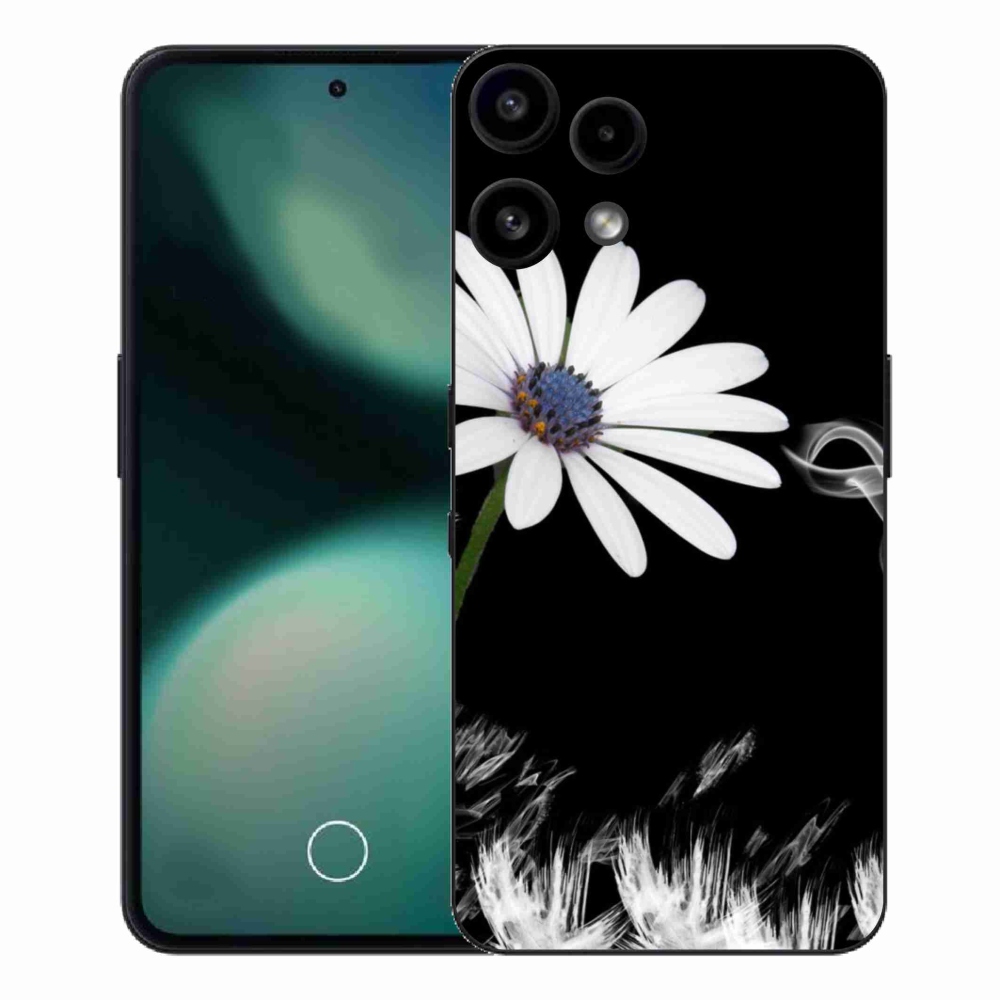 Gélový kryt mmCase na Nothing Phone (3a) Lite - biela kvetina