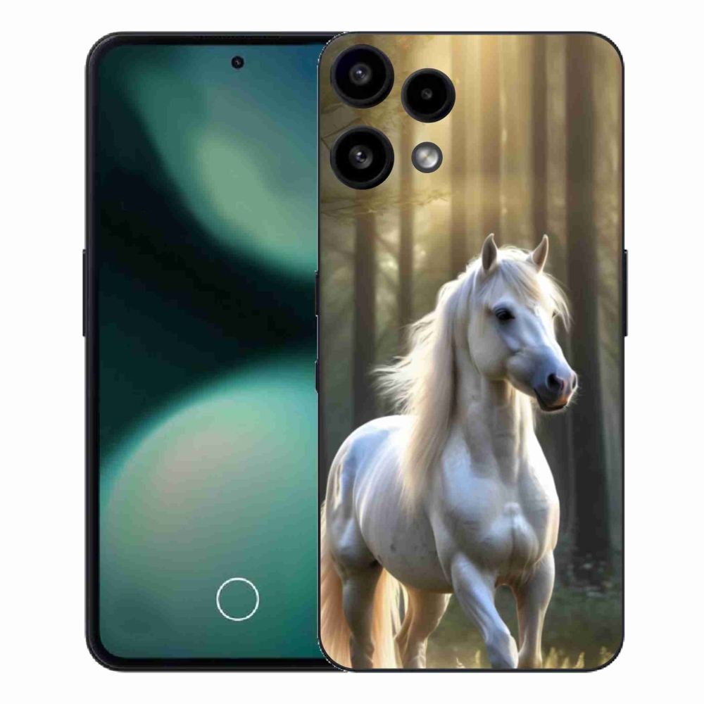 Gélový kryt mmCase na Nothing Phone (3a) Lite - biely kôň 3