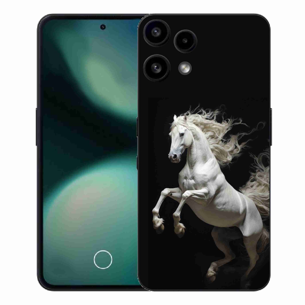 Gélový kryt mmCase na Nothing Phone (3a) Lite - biely kôň 4
