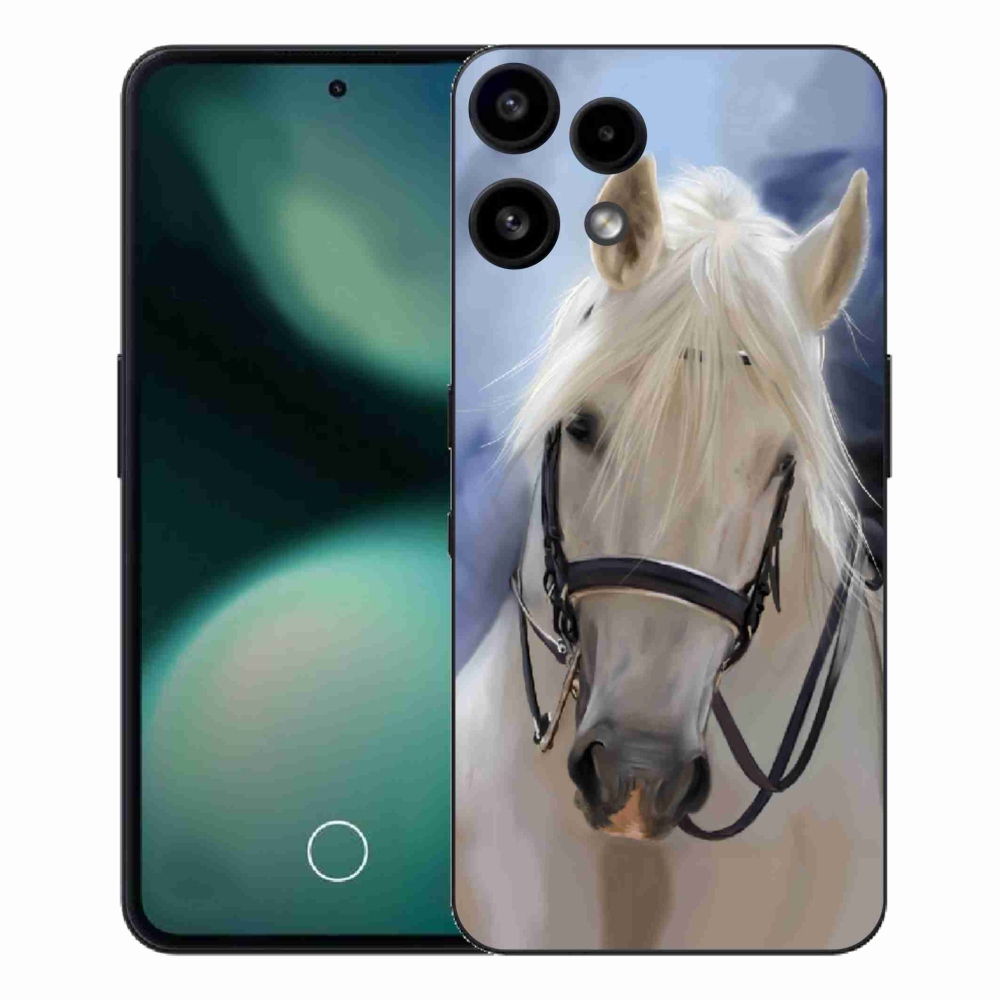 Gélový kryt mmCase na Nothing Phone (3a) Lite - biely kôň