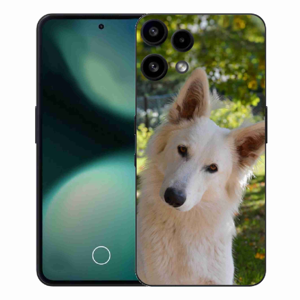 Gélový kryt mmCase na Nothing Phone (3a) Lite - biely švajčiarsky ovčiak 1