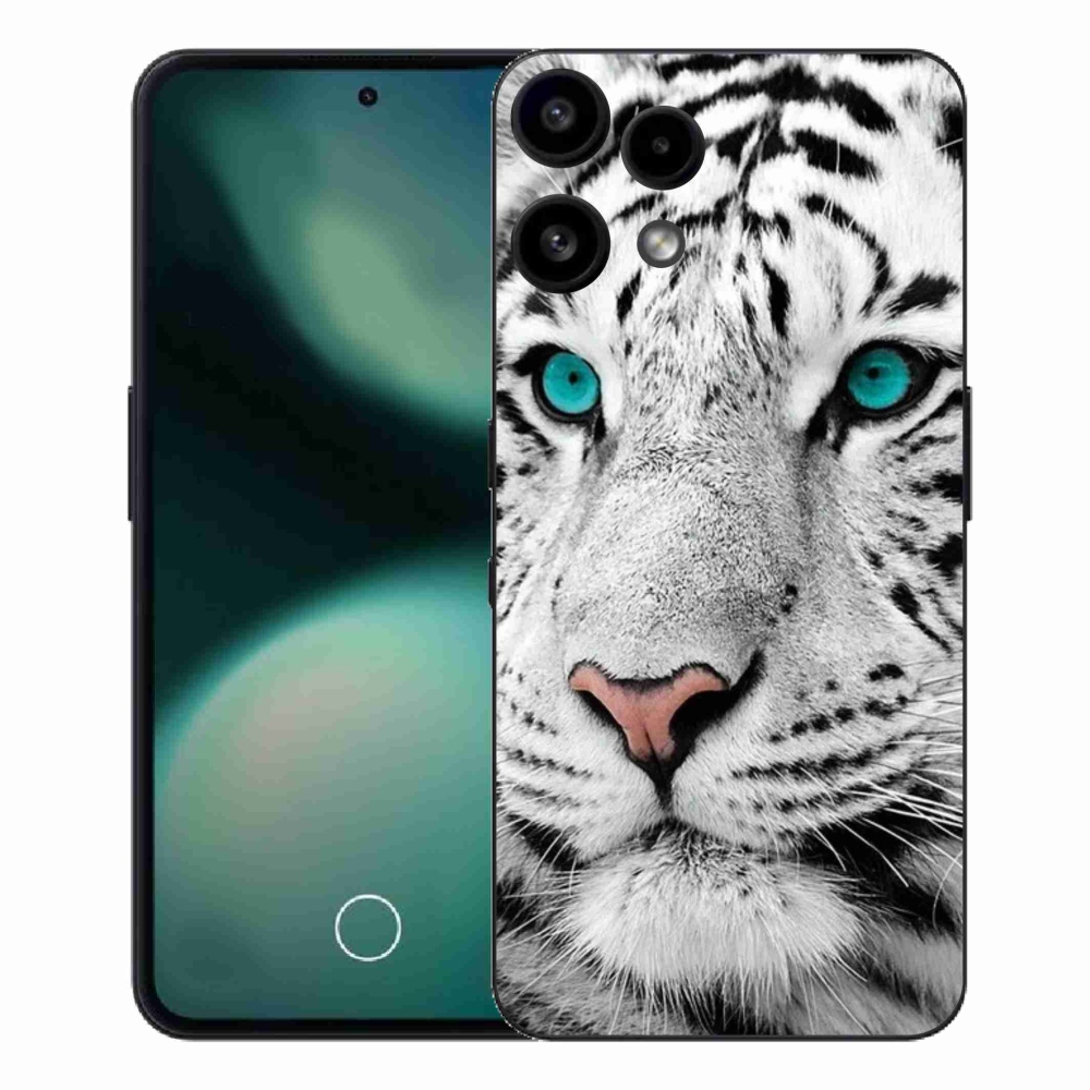 Gélový kryt mmCase na Nothing Phone (3a) Lite - biely tiger