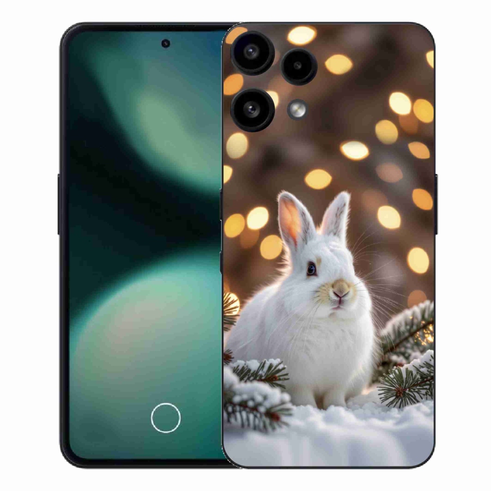 Gélový kryt mmCase na Nothing Phone (3a) Lite - biely zajac