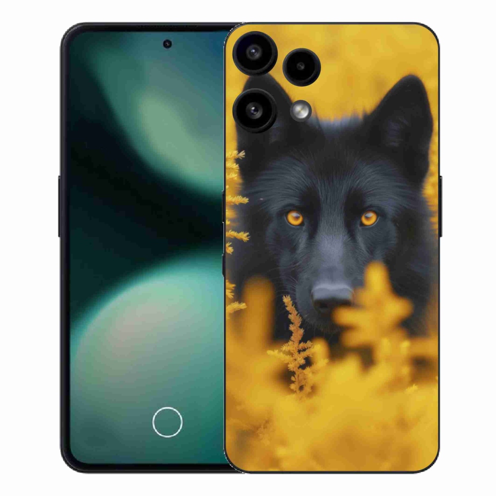 Gélový kryt mmCase na Nothing Phone (3a) Lite - čierny vlk 2