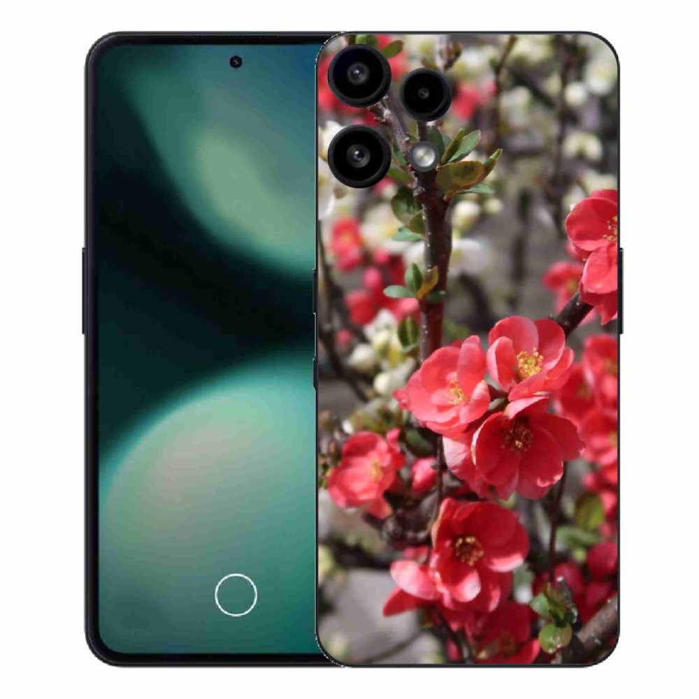 Gélový kryt mmCase na Nothing Phone (3a) Lite - červené kvety