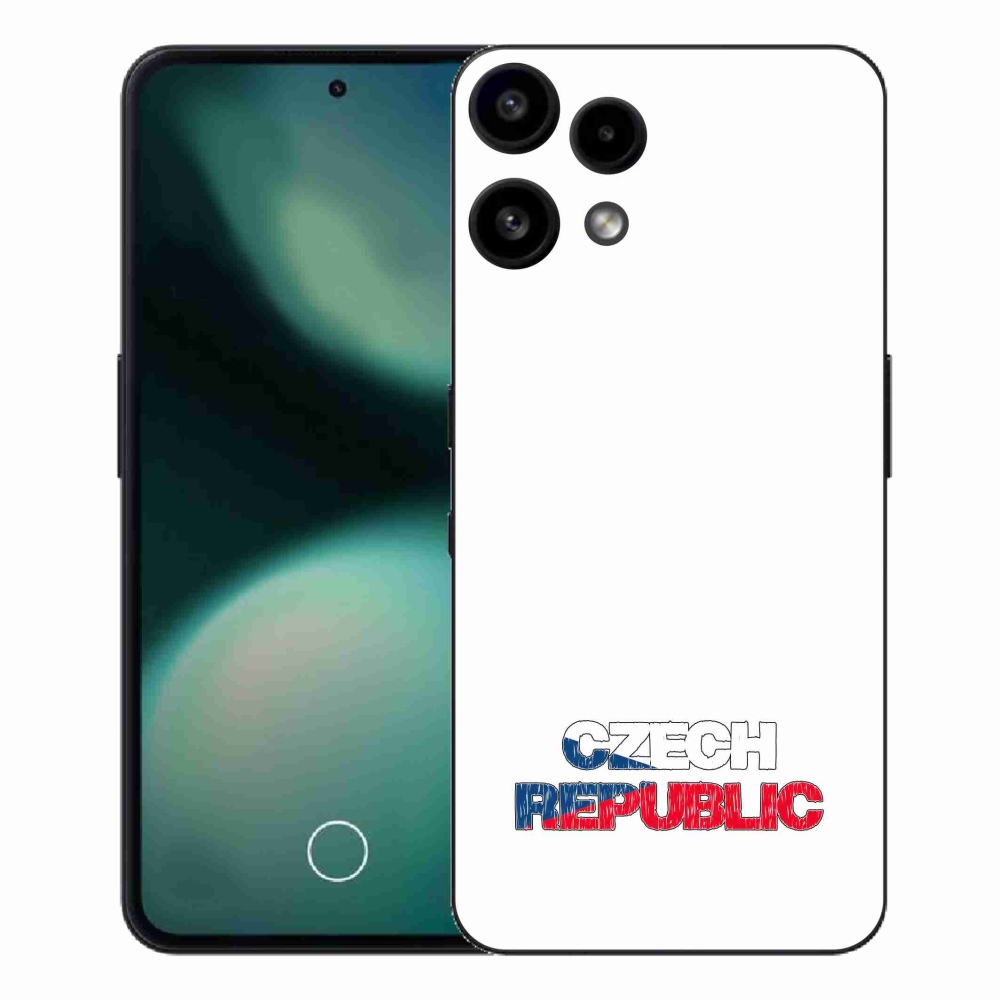 Gélový kryt mmCase na Nothing Phone (3a) Lite - Slovak Republic biele pozadie