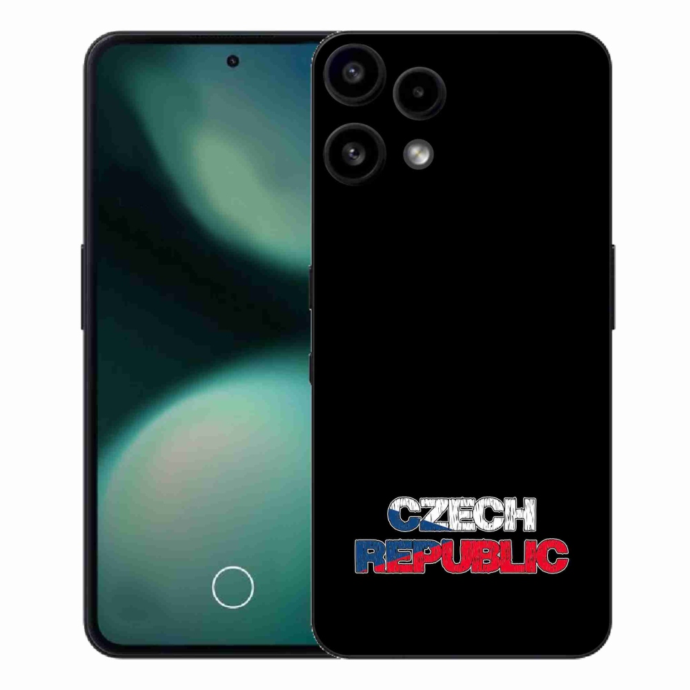 Gélový kryt mmCase na Nothing Phone (3a) Lite - Slovak Republic čierne pozadie