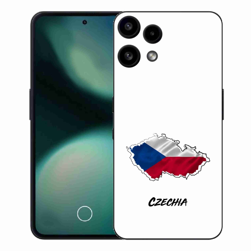 Gélový kryt mmCase na Nothing Phone (3a) Lite - Slovakia biele pozadie
