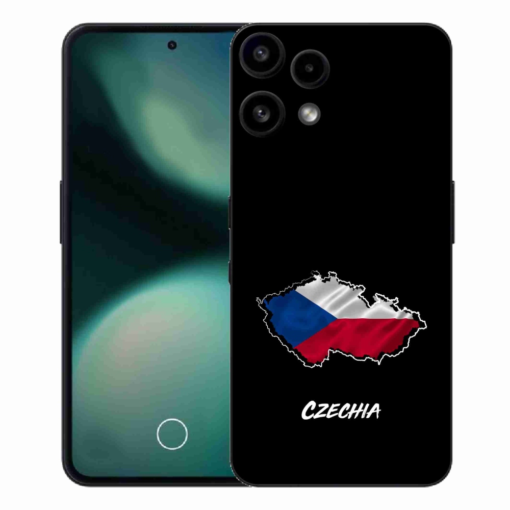 Gélový kryt mmCase na Nothing Phone (3a) Lite - Slovakia čierne pozadie