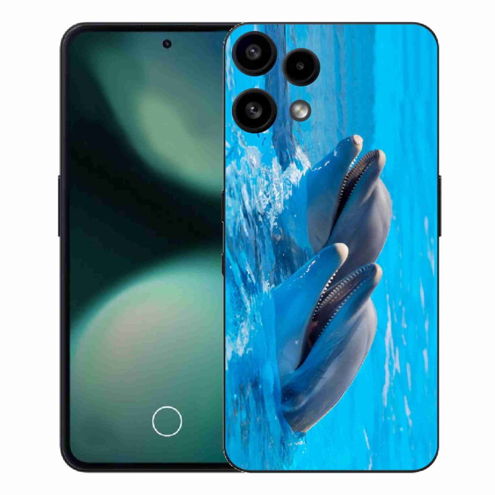 Gélový kryt mmCase na Nothing Phone (3a) Lite - delfíny