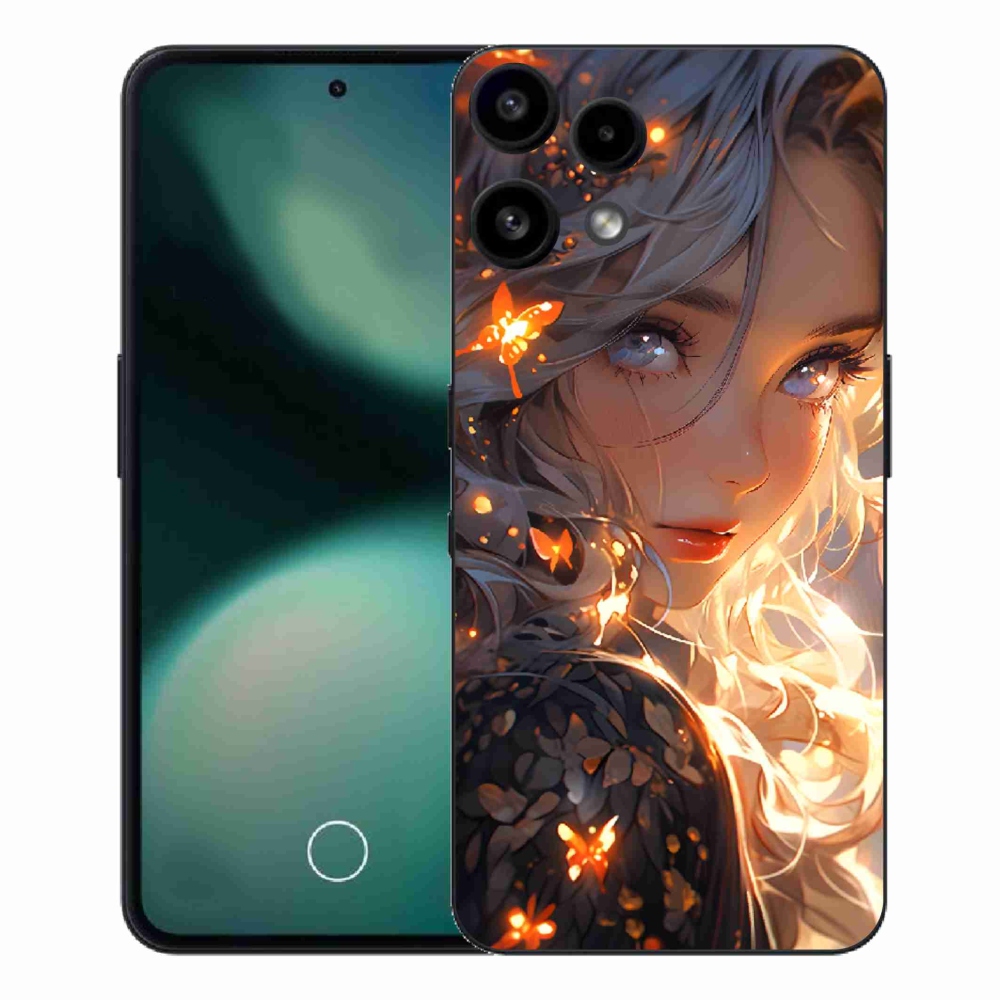 Gélový kryt mmCase na Nothing Phone (3a) Lite - dievča a motýle