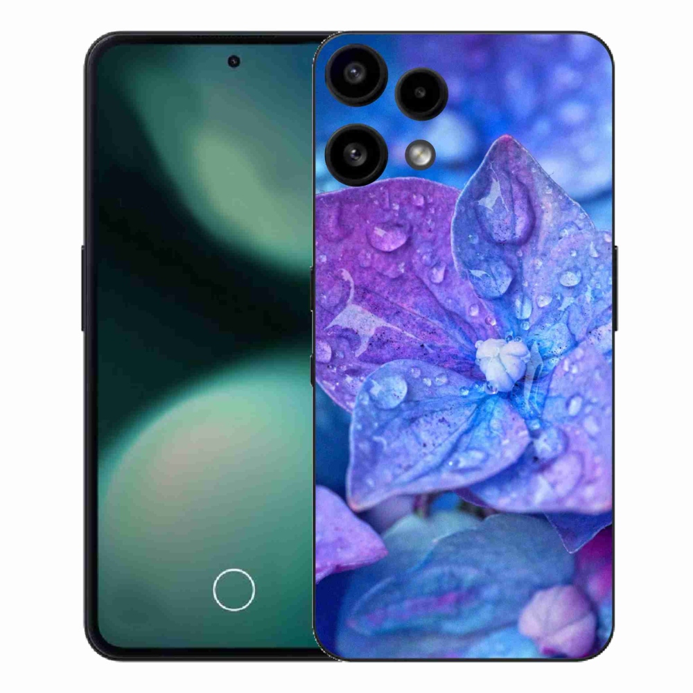 Gélový kryt mmCase na Nothing Phone (3a) Lite - fialový kvet