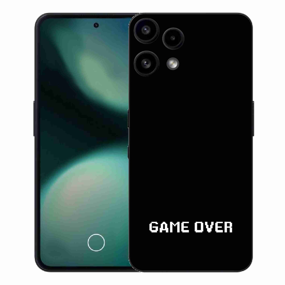 Gélový kryt mmCase na Nothing Phone (3a) Lite - game over čierne pozadie