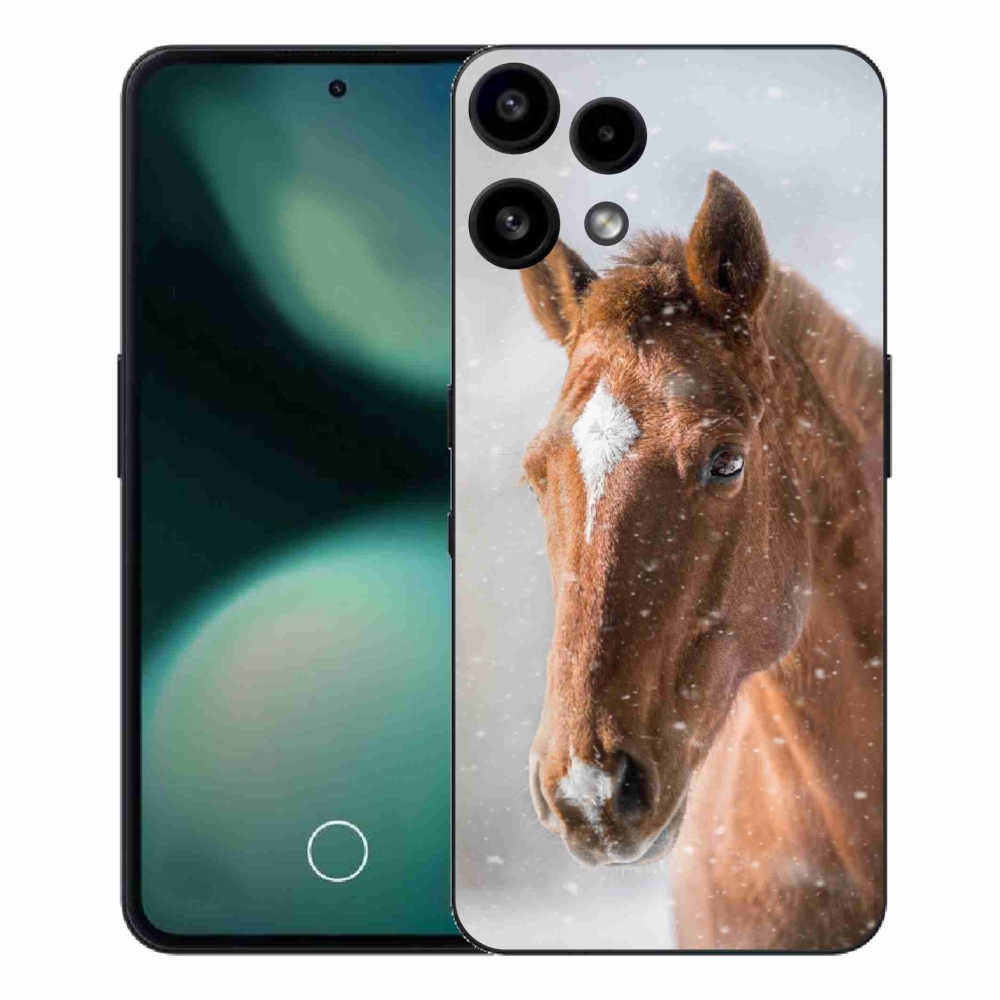 Gélový kryt mmCase na Nothing Phone (3a) Lite - hnedý kôň 2