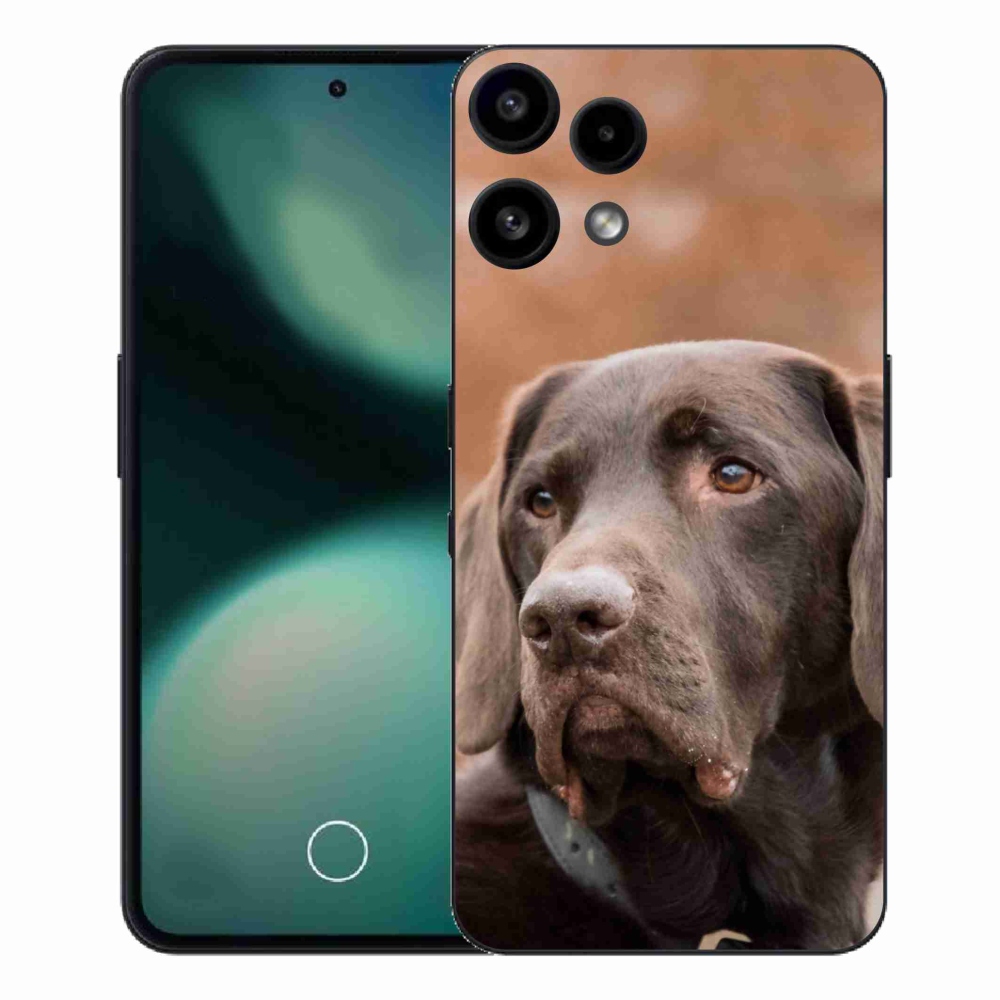 Gélový kryt mmCase na Nothing Phone (3a) Lite - hnedý labrador
