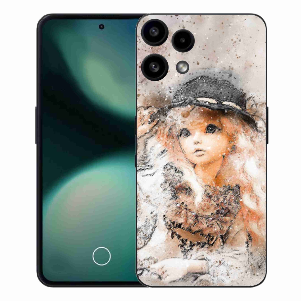 Gélový kryt mmCase na Nothing Phone (3a) Lite - dievčatko s klobúkom