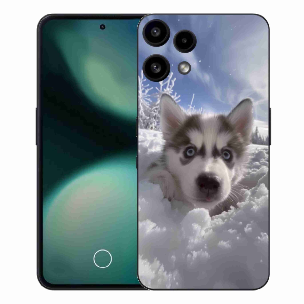 Gélový kryt mmCase na Nothing Phone (3a) Lite - husky v snehu