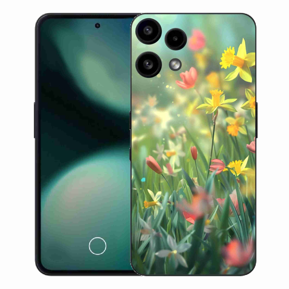 Gélový kryt mmCase na Nothing Phone (3a) Lite - jarné kvety