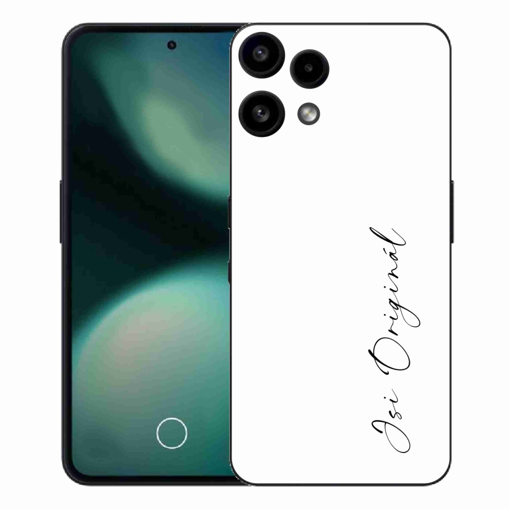 Gélový kryt mmCase na Nothing Phone (3a) Lite - si originál biele pozadie
