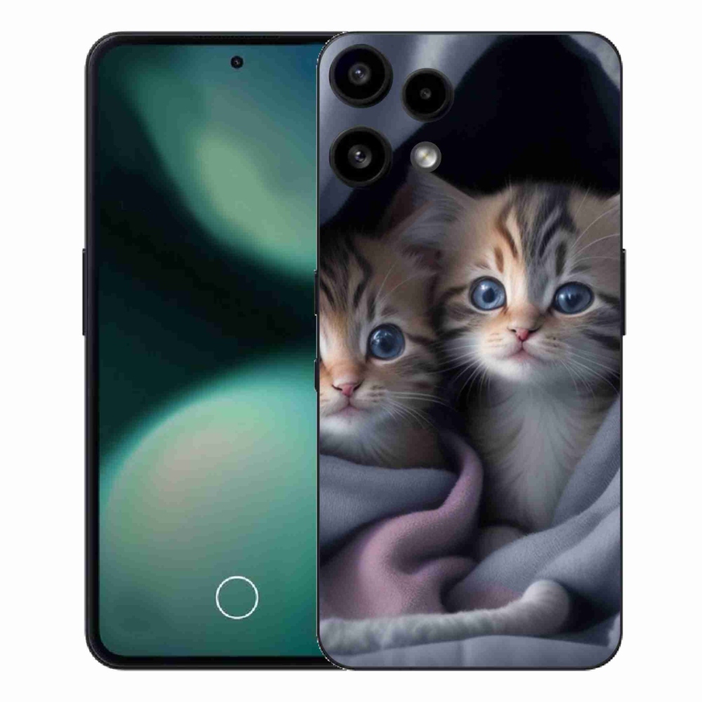 Gélový kryt mmCase na Nothing Phone (3a) Lite - mačacie duo 2