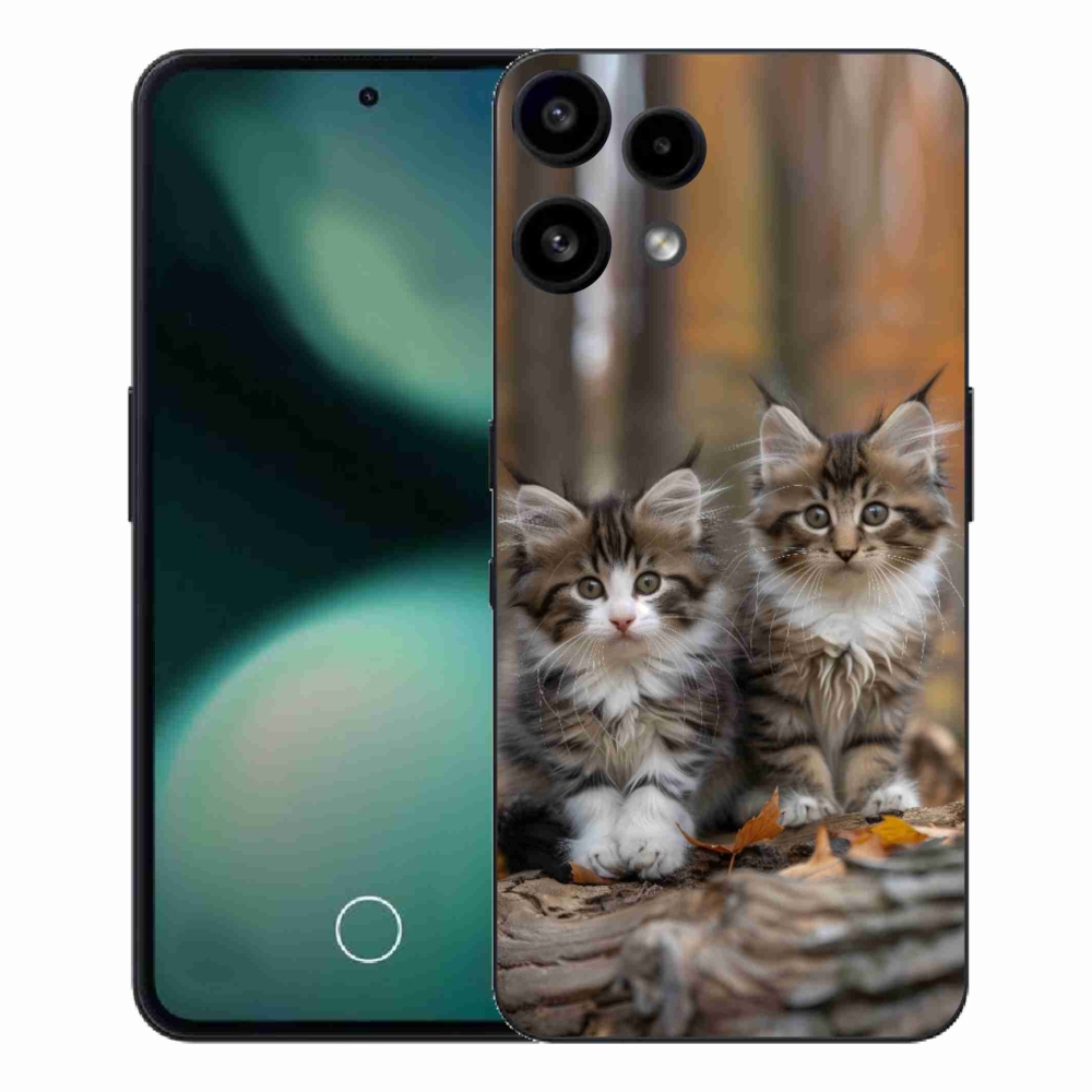 Gélový kryt mmCase na Nothing Phone (3a) Lite - mačacie duo 3
