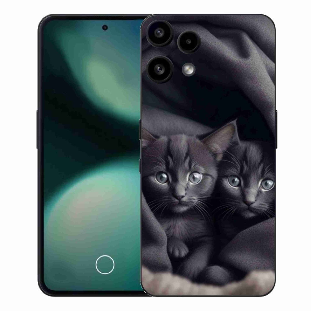 Gélový kryt mmCase na Nothing Phone (3a) Lite - mačacie duo