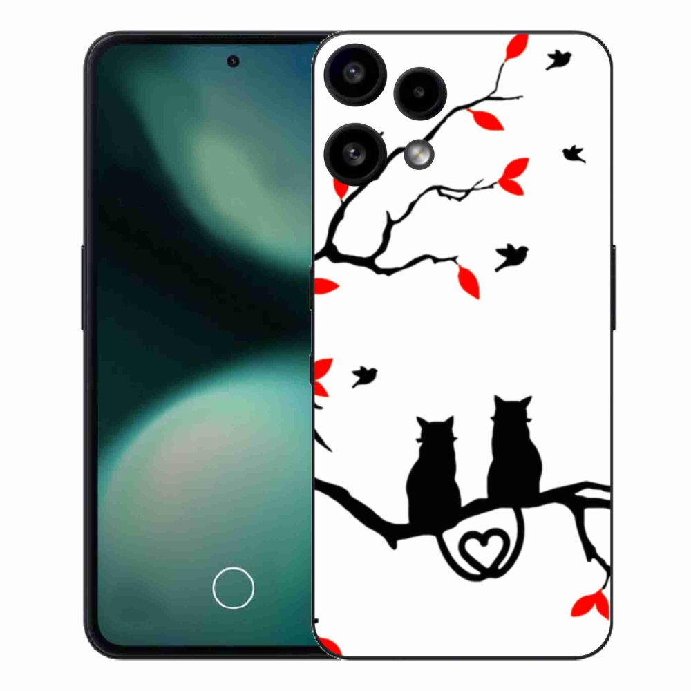 Gélový kryt mmCase na Nothing Phone (3a) Lite - mačacia láska
