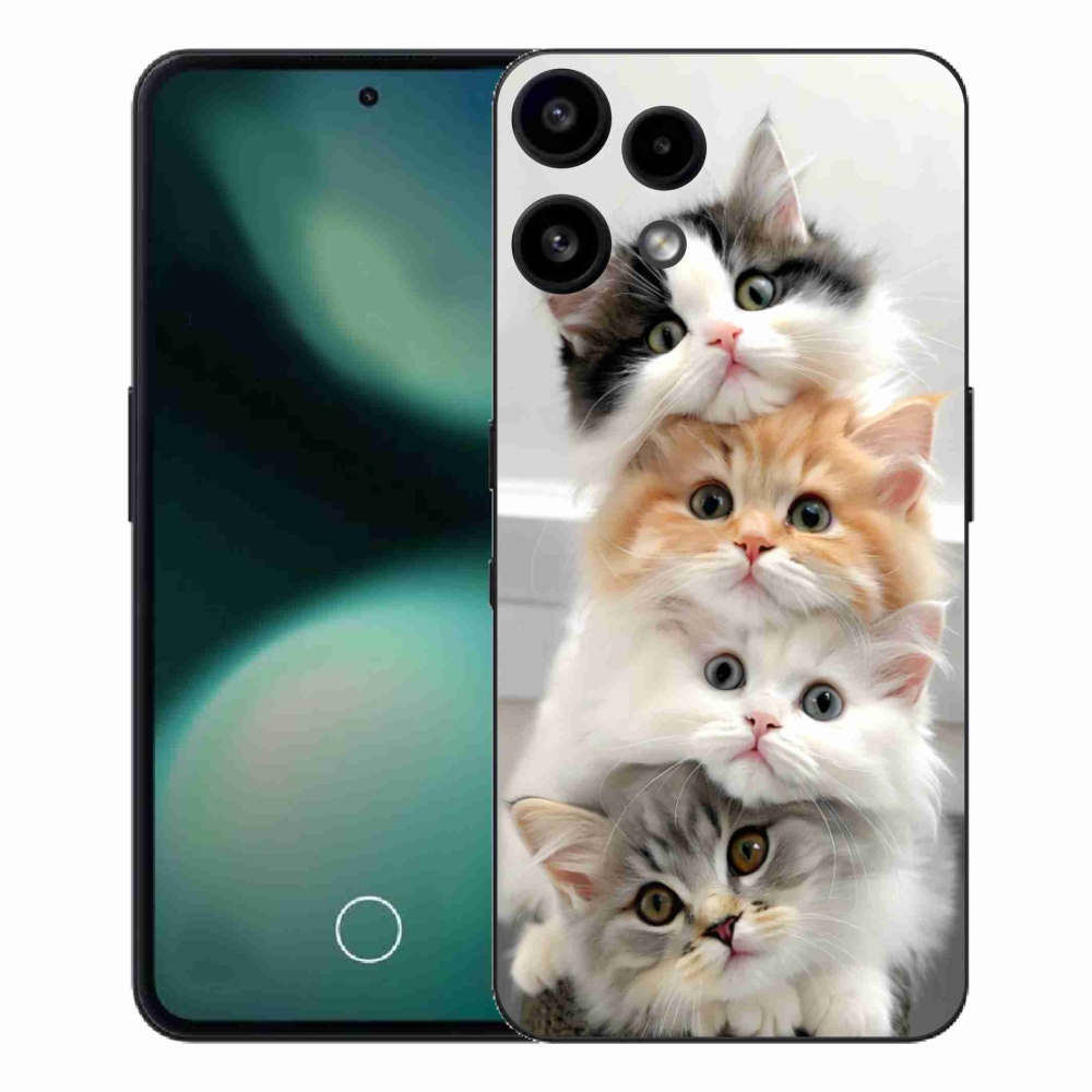 Gélový kryt mmCase na Nothing Phone (3a) Lite - mačacia partia
