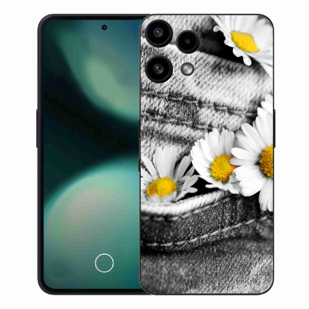 Gélový kryt mmCase na Nothing Phone (3a) Lite - margarétky