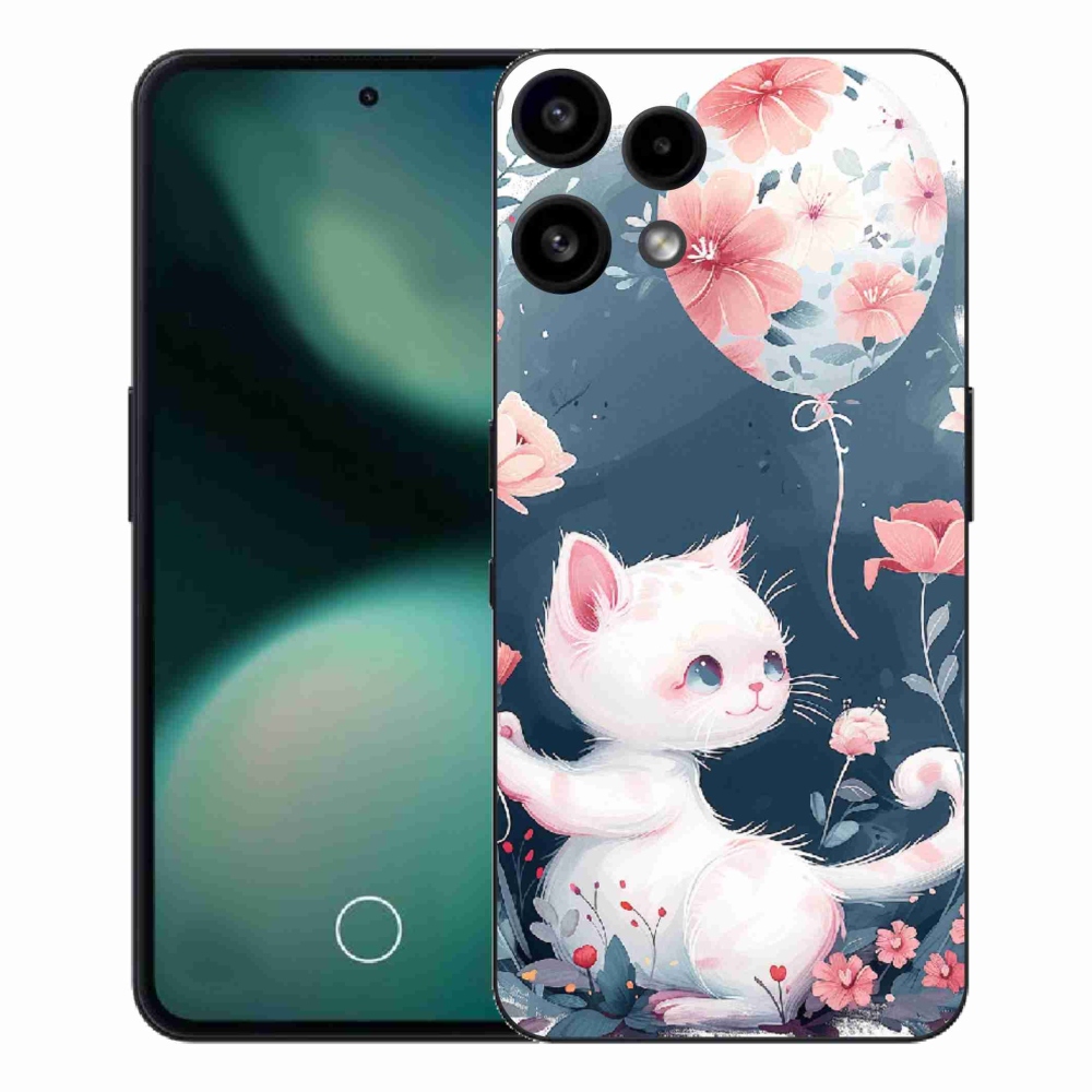 Gélový kryt mmCase na Nothing Phone (3a) Lite - mačiatko s balónikom