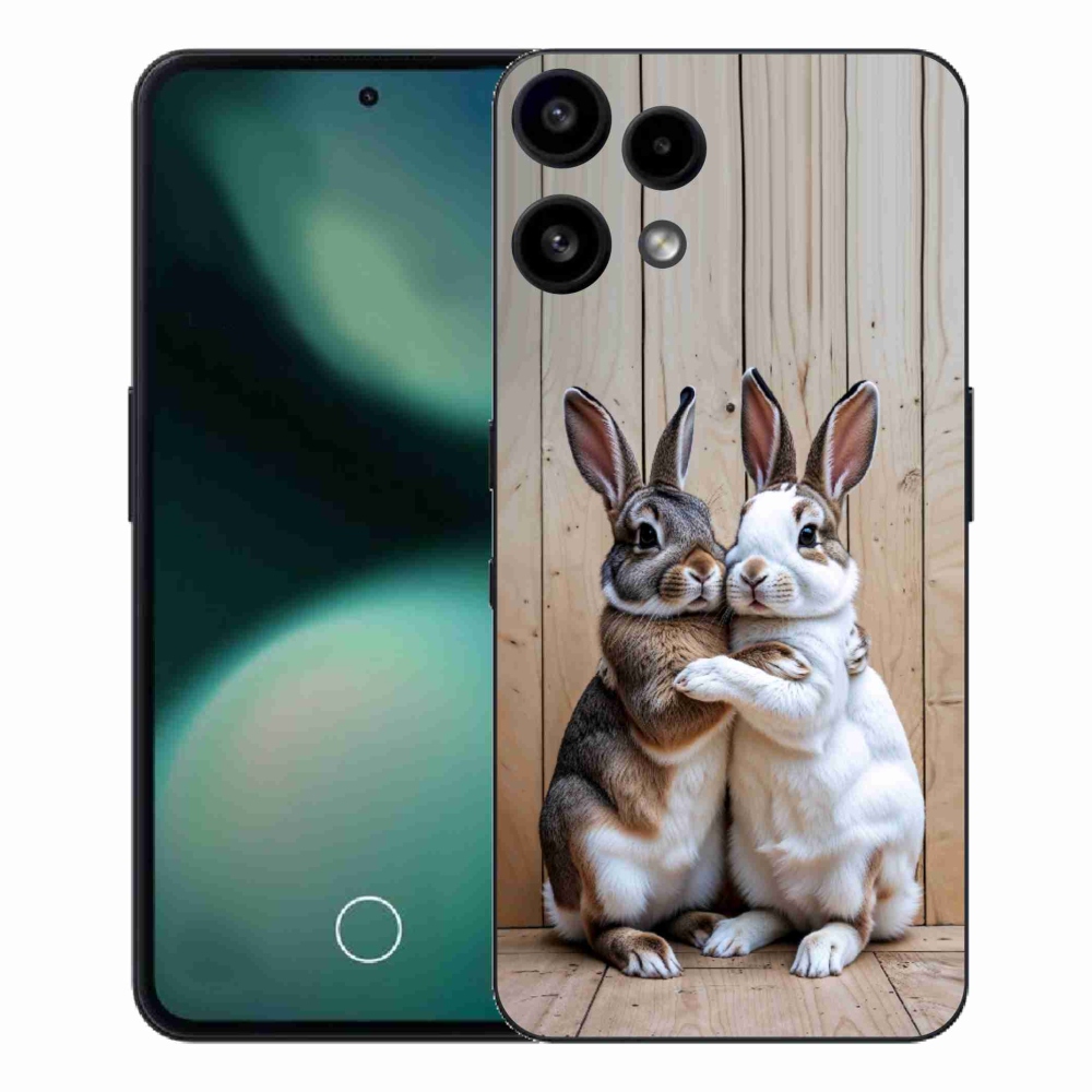 Gélový kryt mmCase na Nothing Phone (3a) Lite - králičie pár