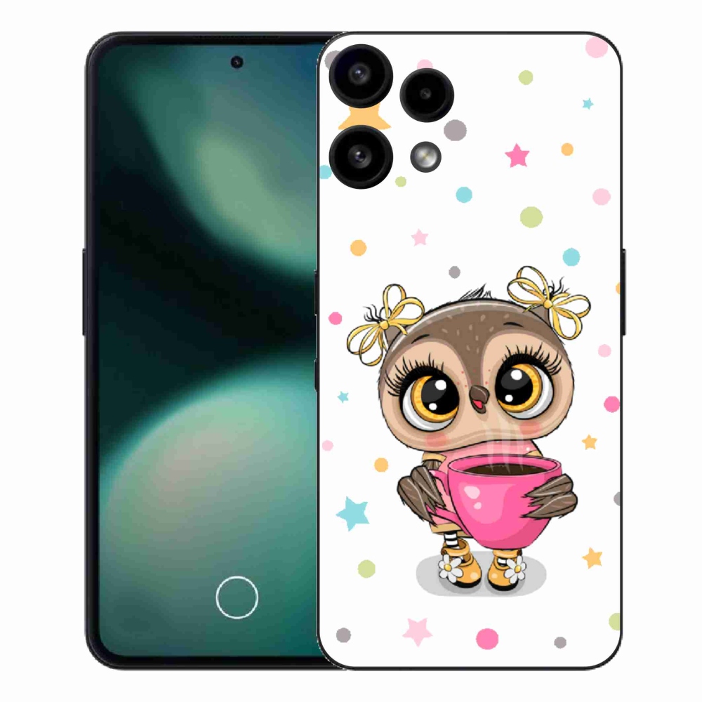 Gélový kryt mmCase na Nothing Phone (3a) Lite - kreslená sovička