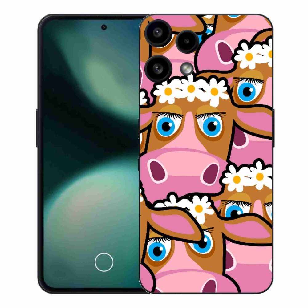 Gélový kryt mmCase na Nothing Phone (3a) Lite - kreslené kravičky