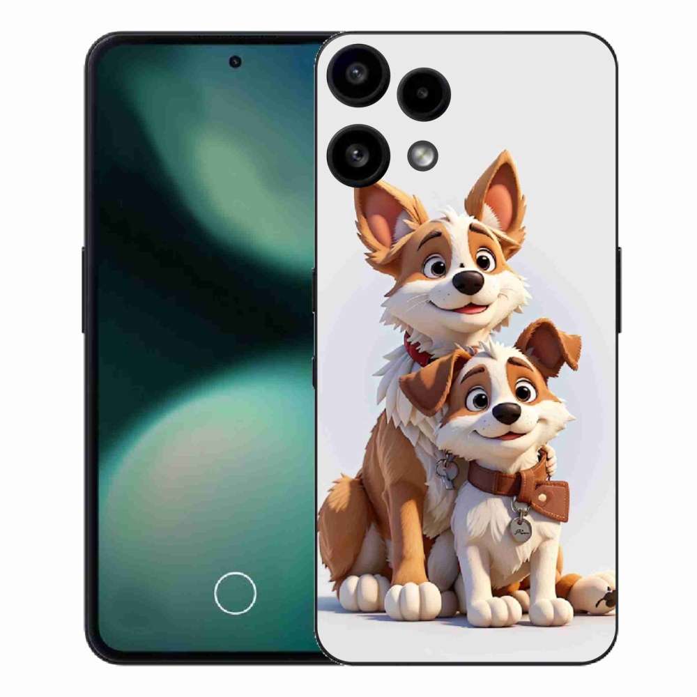 Gélový kryt mmCase na Nothing Phone (3a) Lite - kreslenie psy