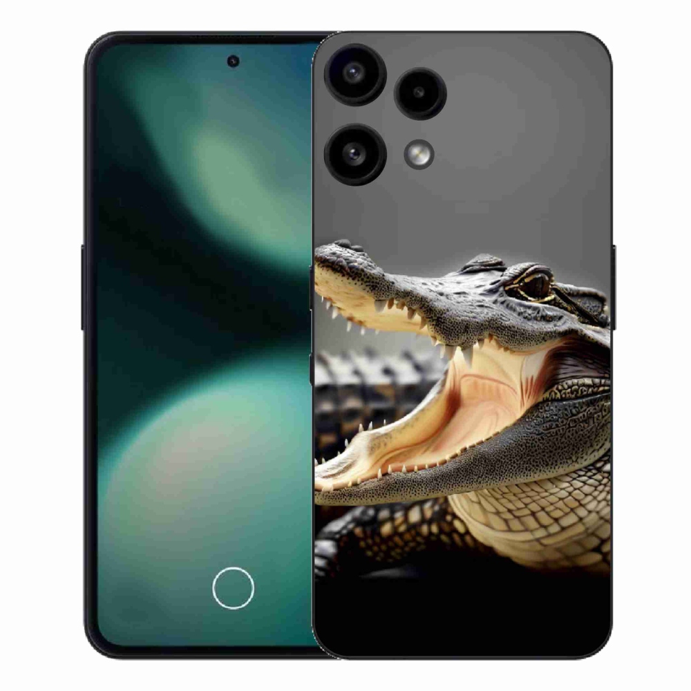 Gélový kryt mmCase na Nothing Phone (3a) Lite - krokodíl