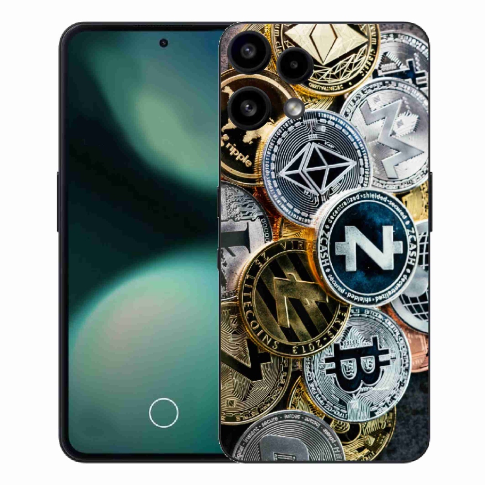 Gélový kryt mmCase na Nothing Phone (3a) Lite - kryptomeny