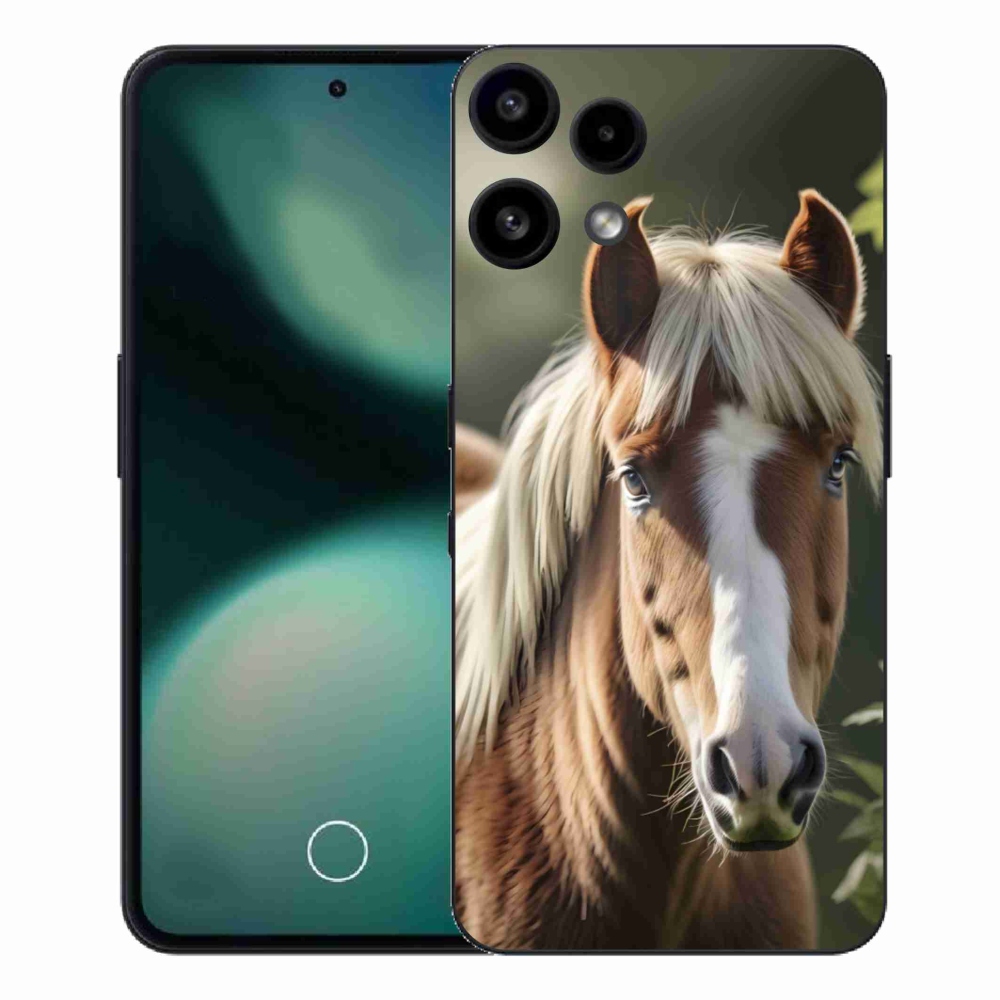 Gélový kryt mmCase na Nothing Phone (3a) Lite - kôň so svetlou hrivou