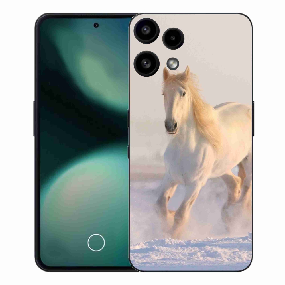 Gélový kryt mmCase na Nothing Phone (3a) Lite - kôň v snehu