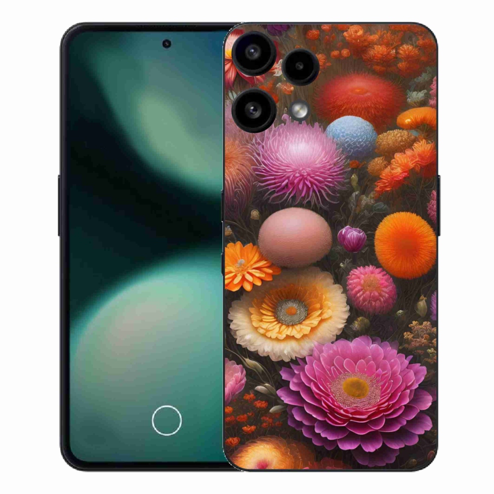 Gélový kryt mmCase na Nothing Phone (3a) Lite - kvetinová kompozícia