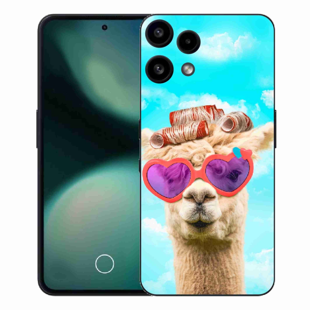 Gélový kryt mmCase na Nothing Phone (3a) Lite - lama s okuliarmi