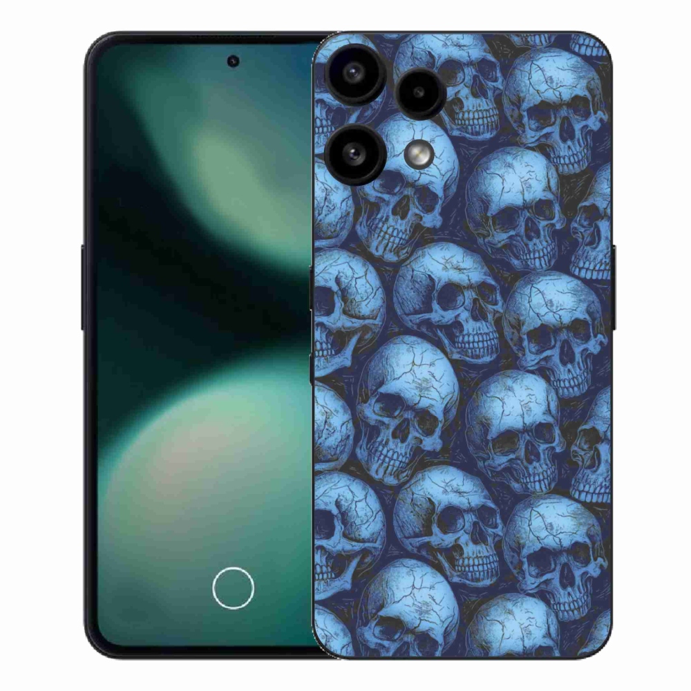 Gélový kryt mmCase na Nothing Phone (3a) Lite - lebky