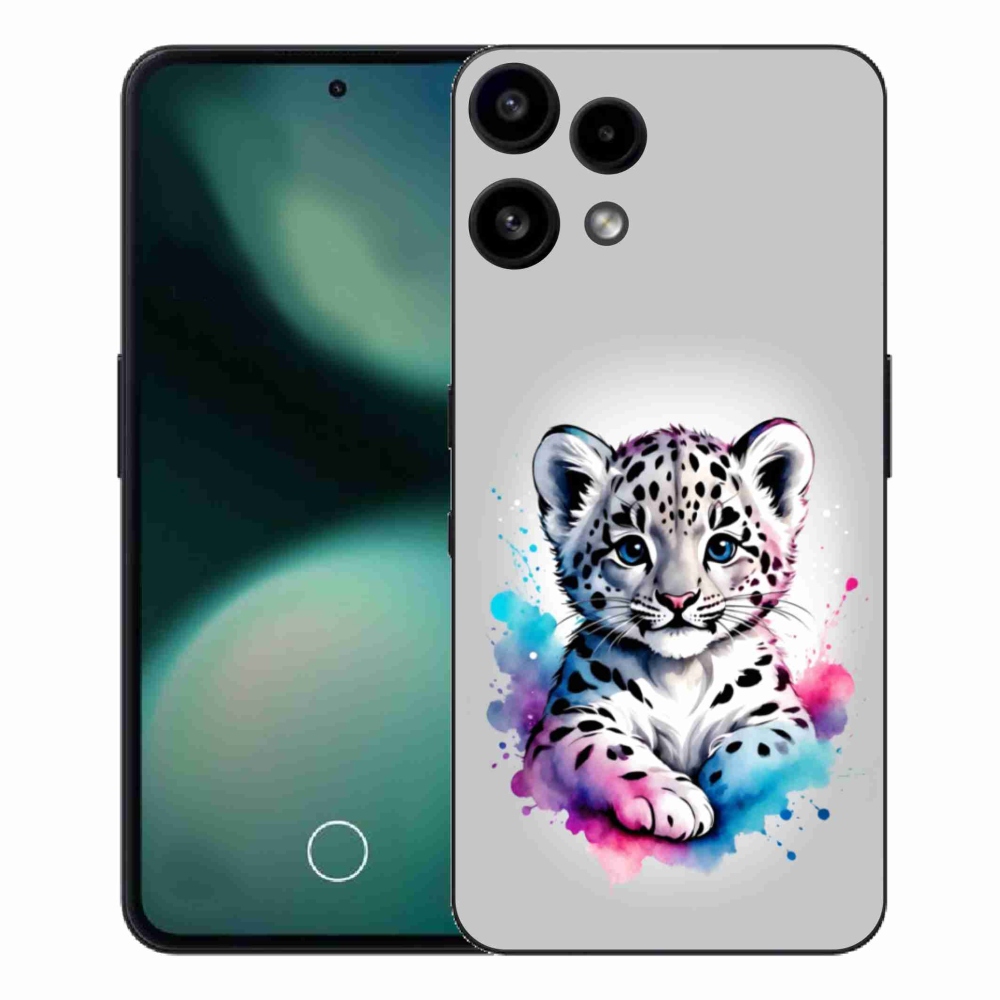 Gélový kryt mmCase na Nothing Phone (3a) Lite - leopardej mláďa
