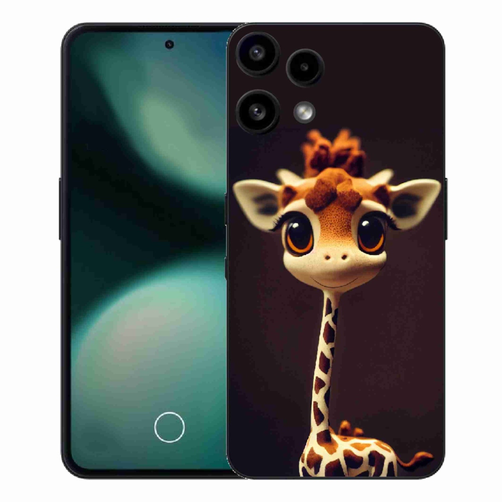 Gélový kryt mmCase na Nothing Phone (3a) Lite - malá žirafa